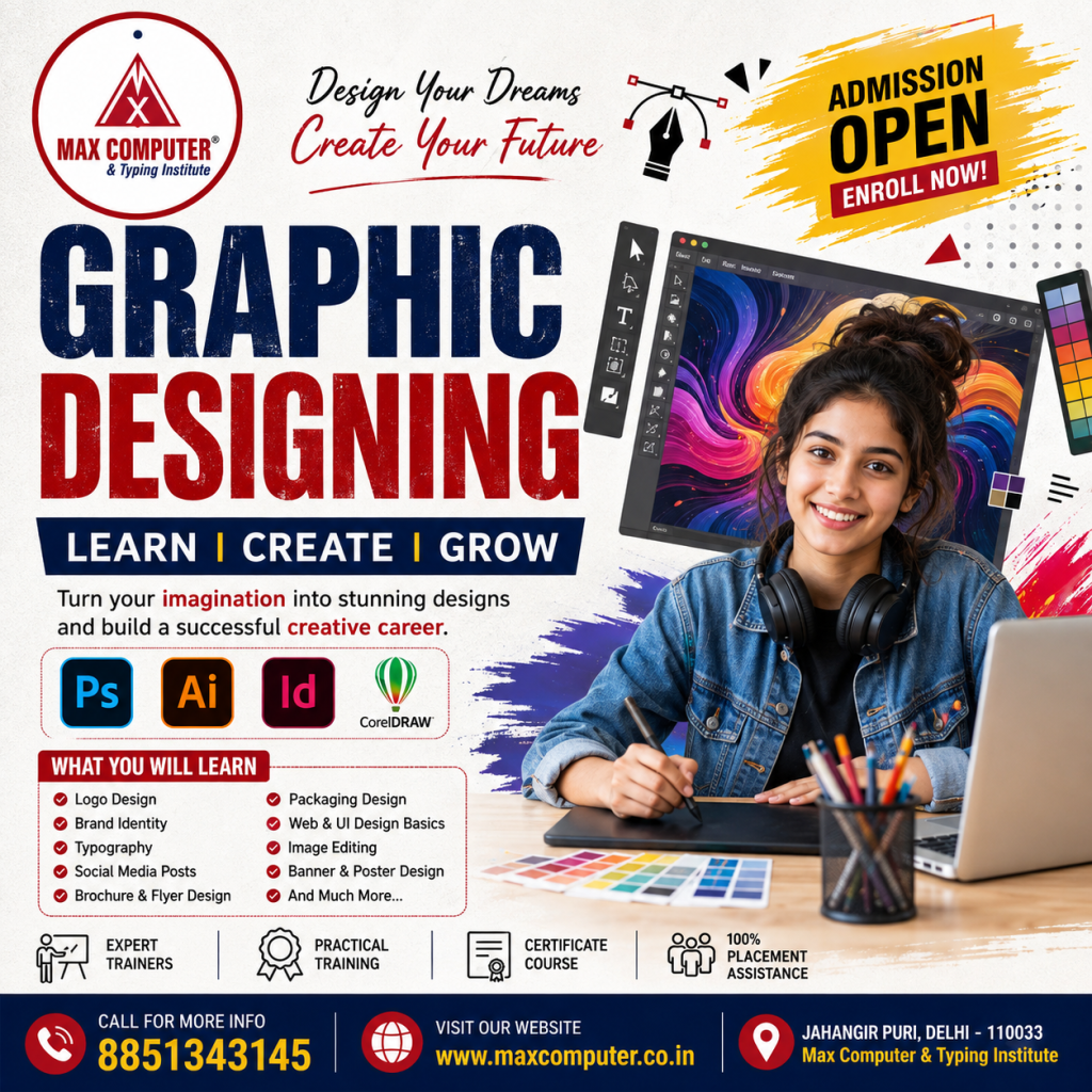 Advanced Best Graphic Designing Course in Delhi